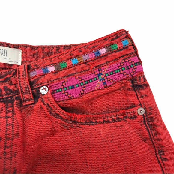 We The Free Sunbreak Cut Off Embellished Shorts - Picture 4 of 9
